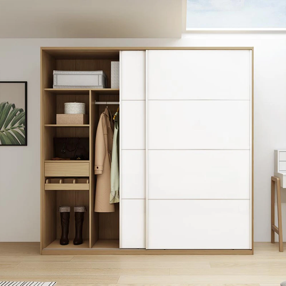 МДФ, квартирный шкаф, раздвижная дверь, деревянный шкаф для спальни