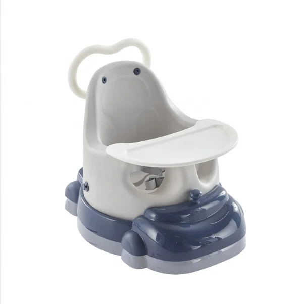 Baby Infant Soft PU Floor Seat with Adjustable Harness