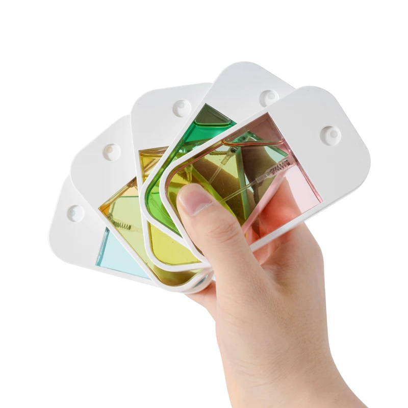 New square shape plastic credit card pocket size perfume spray