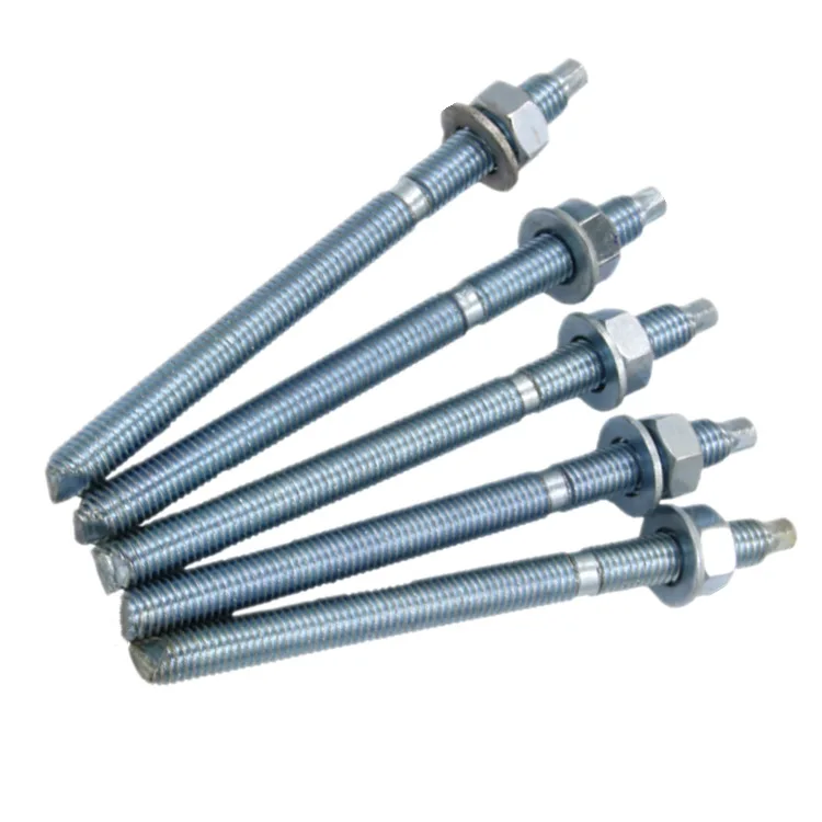 China Factory Bolt Supplier Chemical Anchor Bolt Carbon Steel Galvanized