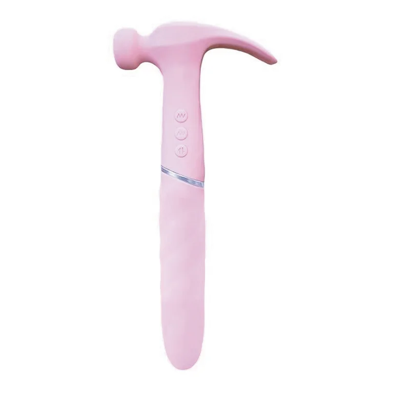 GF Hot Selling Sex Love Hamma Vibrator Adult Clitoris Stimulation G Spot Dildo Hammer Shape Vibrator For Women