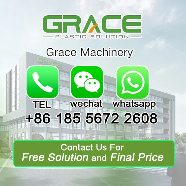Grace Production For Tires Mineral Water Bottles Line Eps Recycle Cold Press Pet Flakes Crushing Recycling Washing Machine