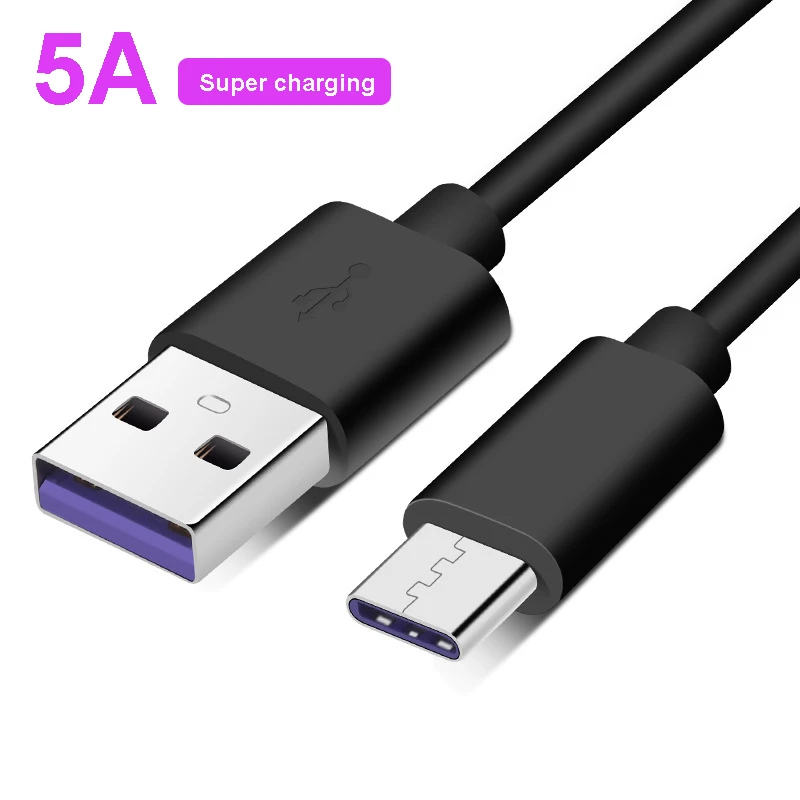 
High end super charger TPE 3ft 6ft 10ft data Charging Cable USB-C 5a type c cable 