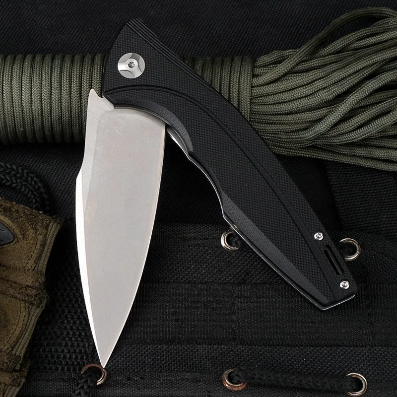 New Arrive Folding Pocket Knife Steel Blade EDC Self Defense Knives with Knife Clip Design