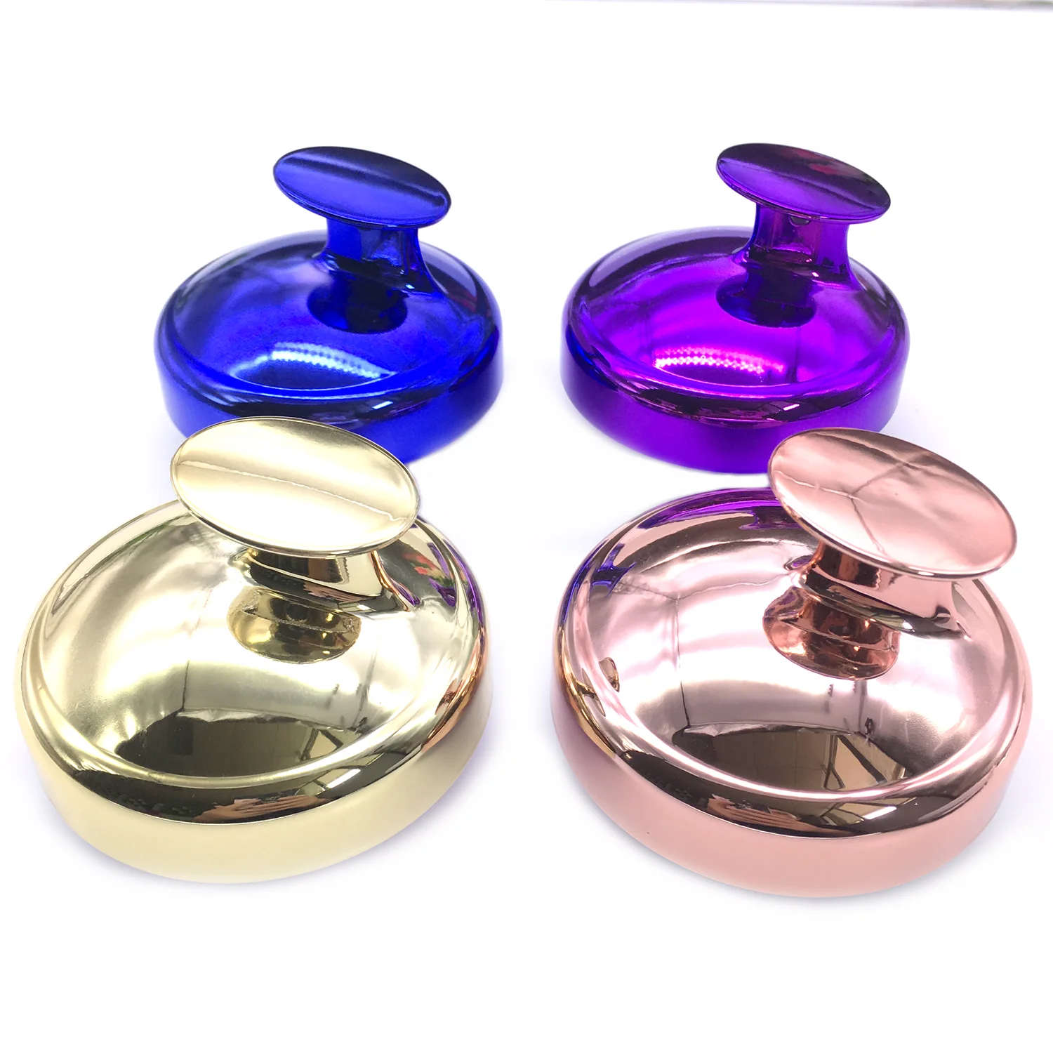 Private logo Electroplated Rose gold Hair Scalp Massager Shampoo Brush,Manual Head Scalp Massage Brush, Soft Silicone Bristles