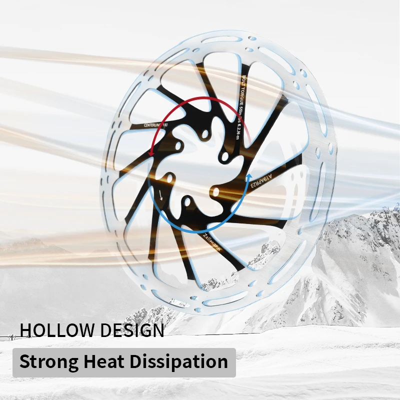OEM/ODM Zellmann 2PC Stainless Steel Bicycle Brake Disc Durable Hollow MTB Hydraulic 140/160/180/203mm Bike Disc Brake Rotor