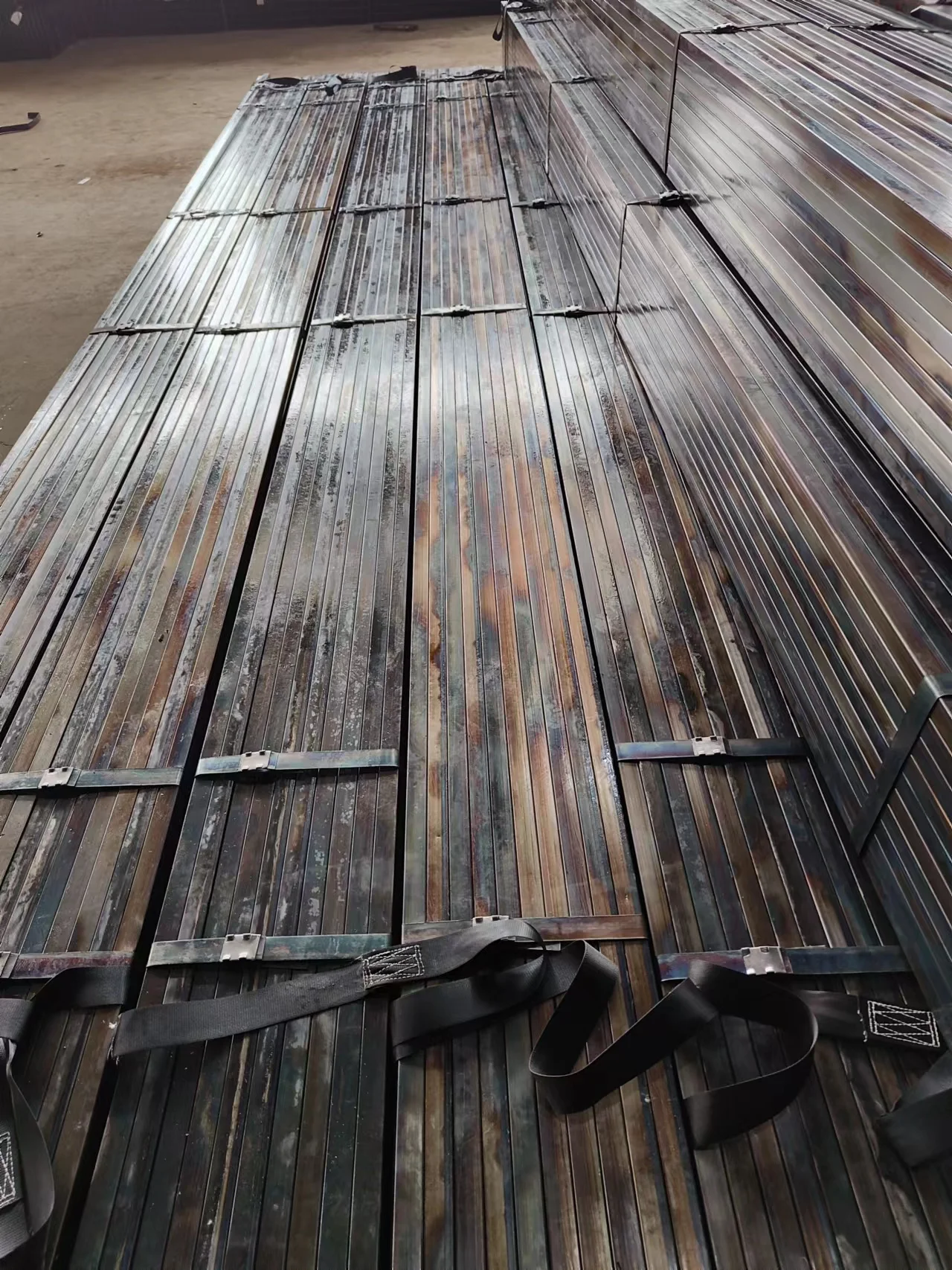 price per meter Mild carbon steel hollow section square black mild steel black welded  xxx black tube 69