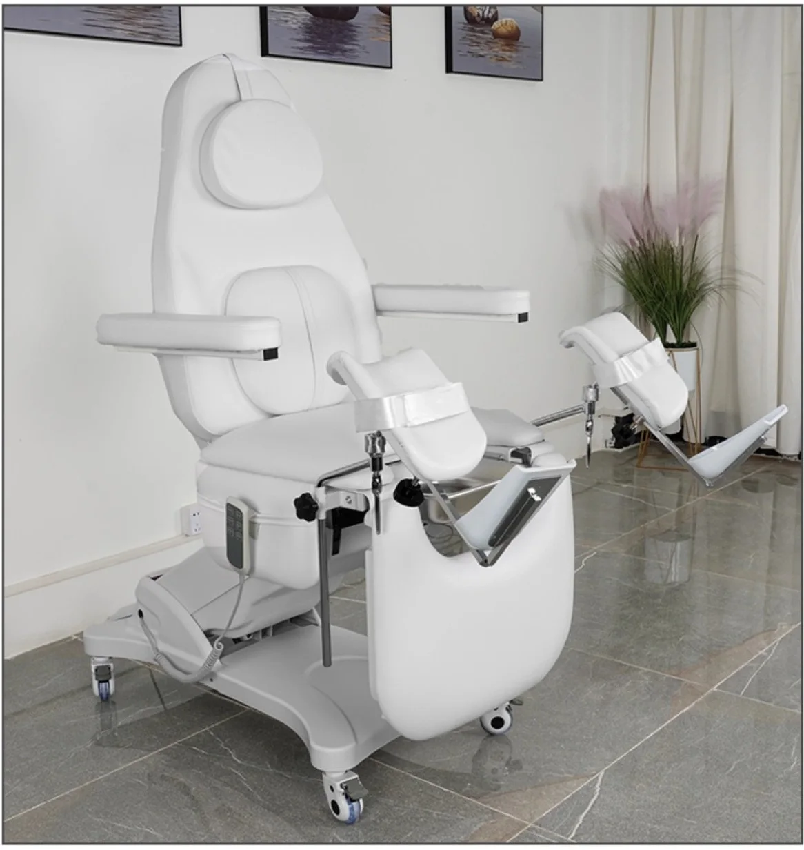New Style Hospital Clinic Gynecological Examining Table Electric Private Care Medicai Bed