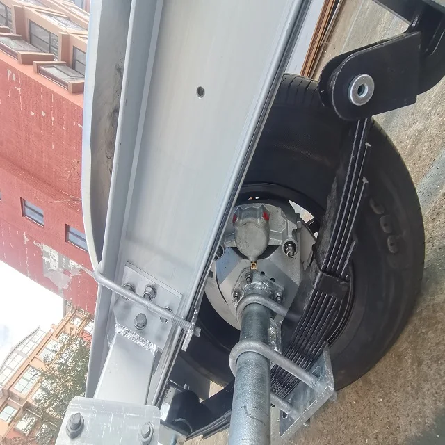 Heavy duty tandem axles aluminum Boat Trailer for 6.25 m boat