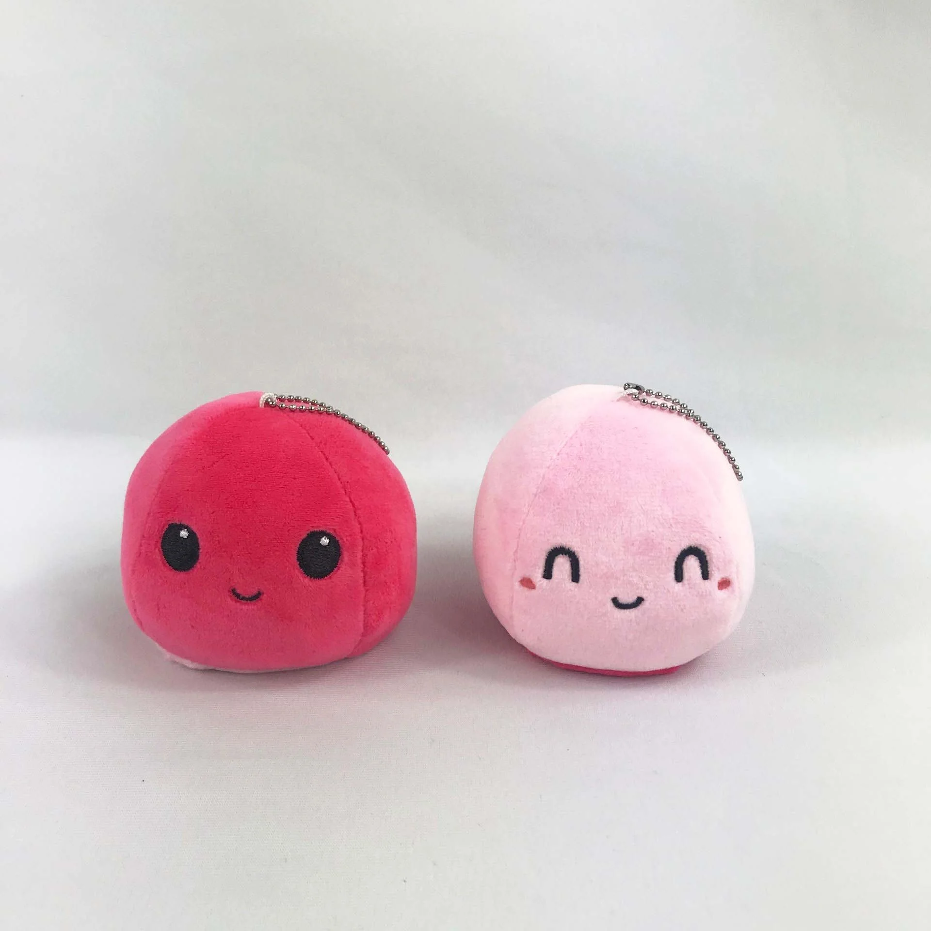 
Custom Cute Reversible Plush Mini MOCHI Pendant Keyrings 