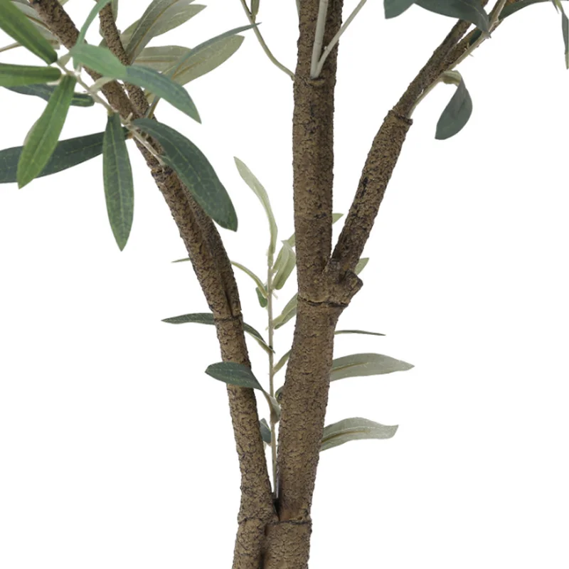wholesale Custom Height Outdoor Artificial Olive Tree Art Plastic olive Plant Restaurants Hotel decor