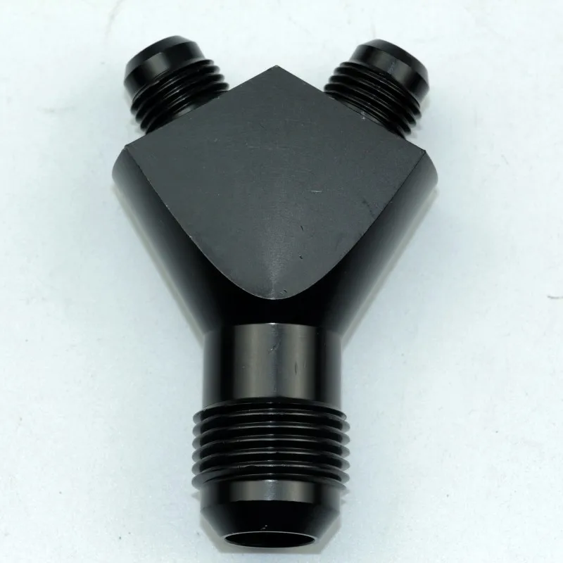 Y Block Shape Male Flare AN10 TO AN6 FUEL Fitting Junction Coupler 3 WAY Coupling