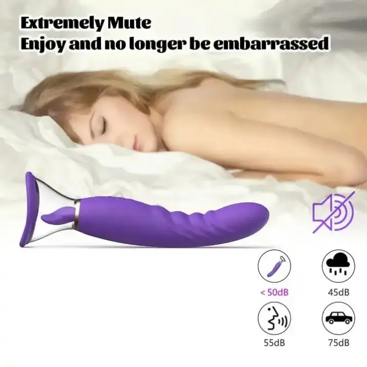 New 3 In 1 Breast Nipple Pump Sucking Oral Licking Av Wand Devices Female Masturbation Tongue Sucking vibrator for women