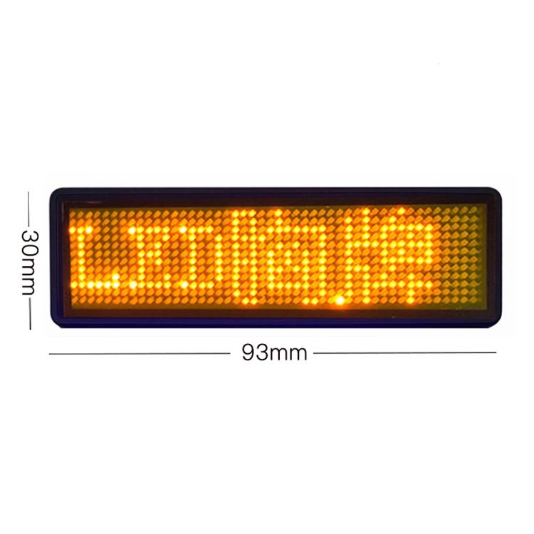 Изготовленный На Заказ экран Сенсорная панель прокрутки bluetooth (led) Личные Жетоны