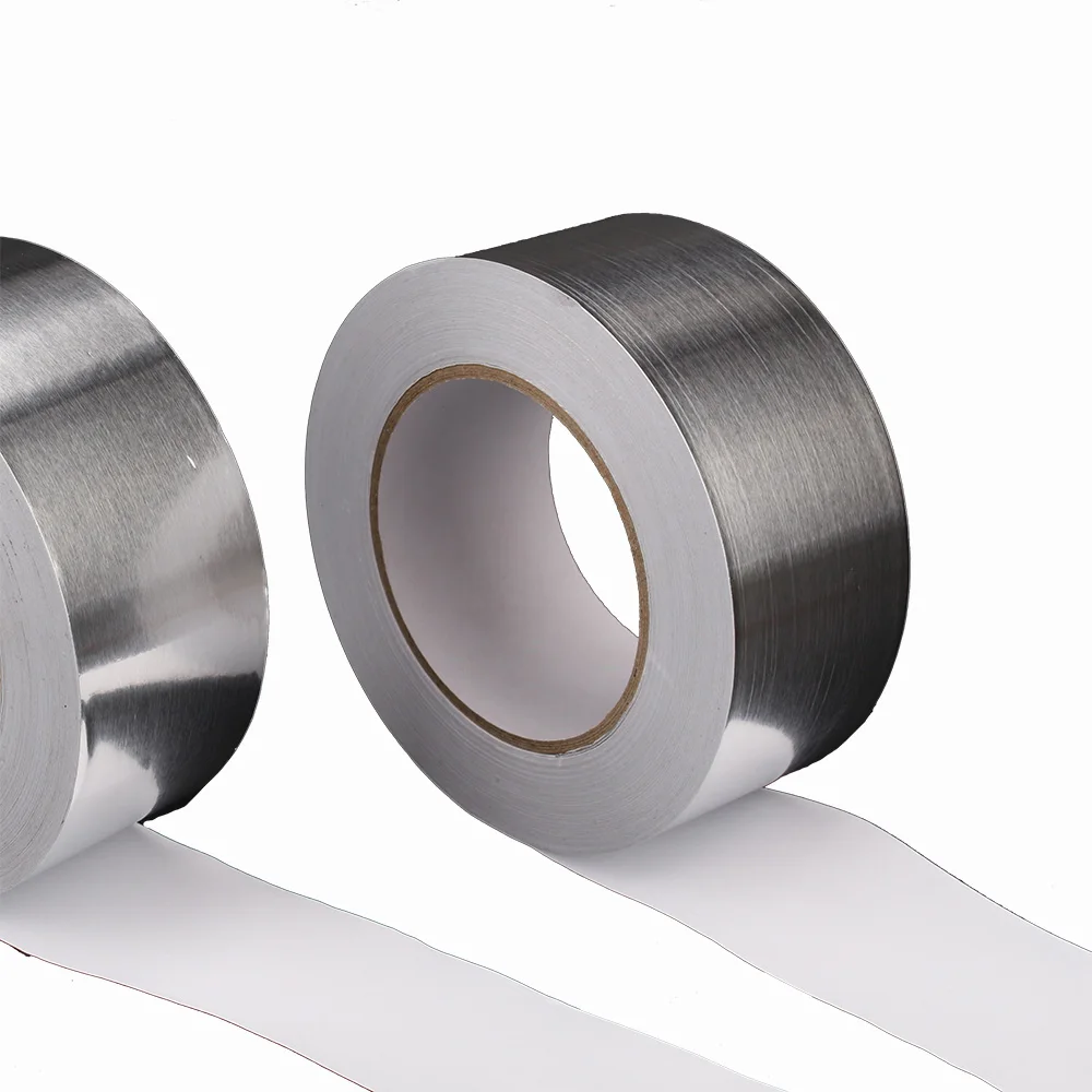 heat resistant sealing tape fireproof high adhesion aluminum foil adhesive duct tape