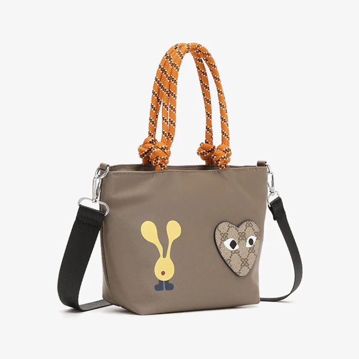 2024 Custom Logo Fashion Tote Bag For Women Mini Handbag With Zipper