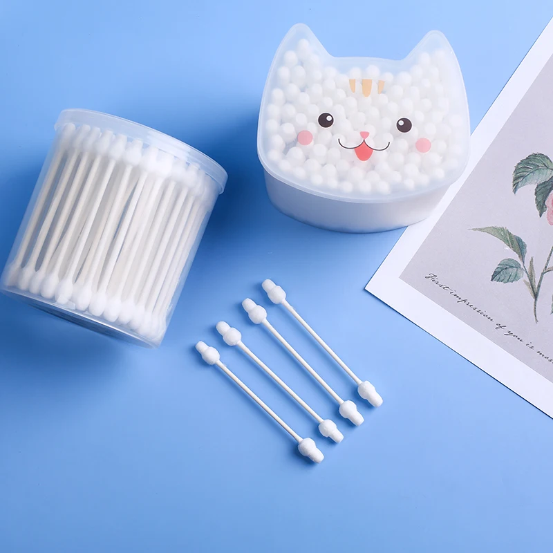 Customization Bamboo Wooden Cotton Bud Reusable Biodegradable Bamboo Wooden Cotton Swabs Disposable Bamboo Q Tips Cotton Swabs