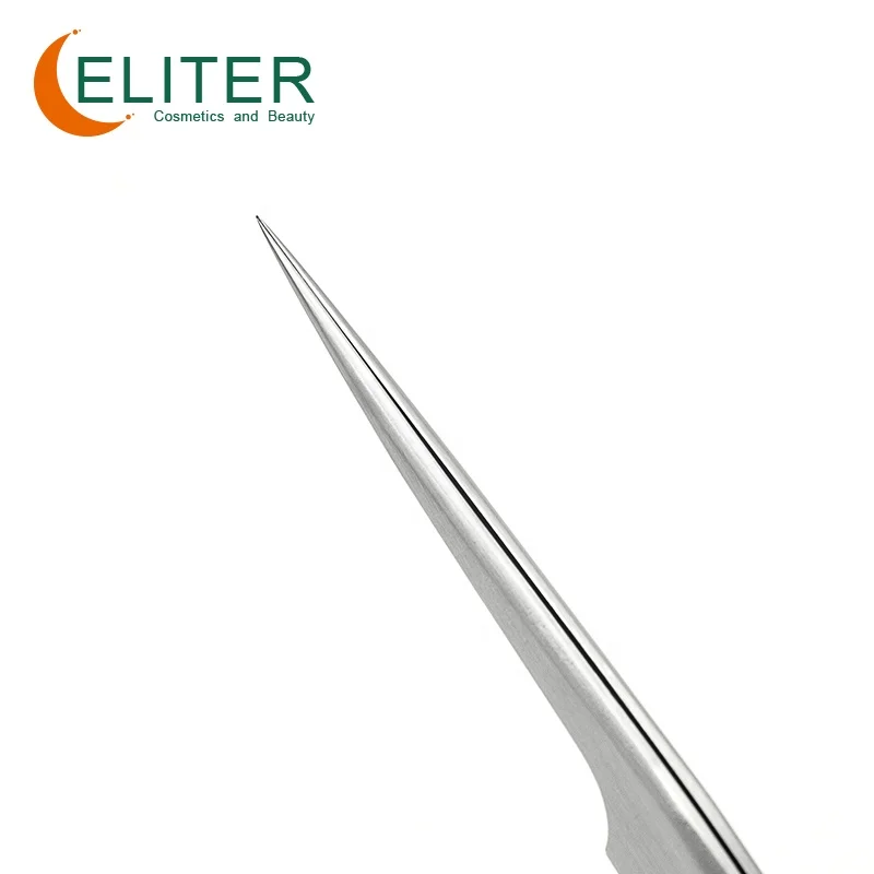 ELITER In Stock Individual Isolation Eyelash Tweezers Personalized Strip Eyelash Tweezers Eyelash Tweezers For False Lashes