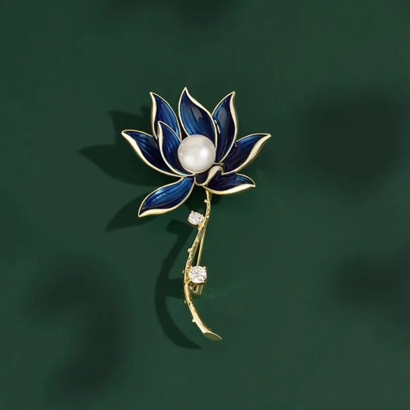 Factory Supply Korean Brooches Women Custom Poppy Brooches Fashion Lapel Pin Flower Brooch