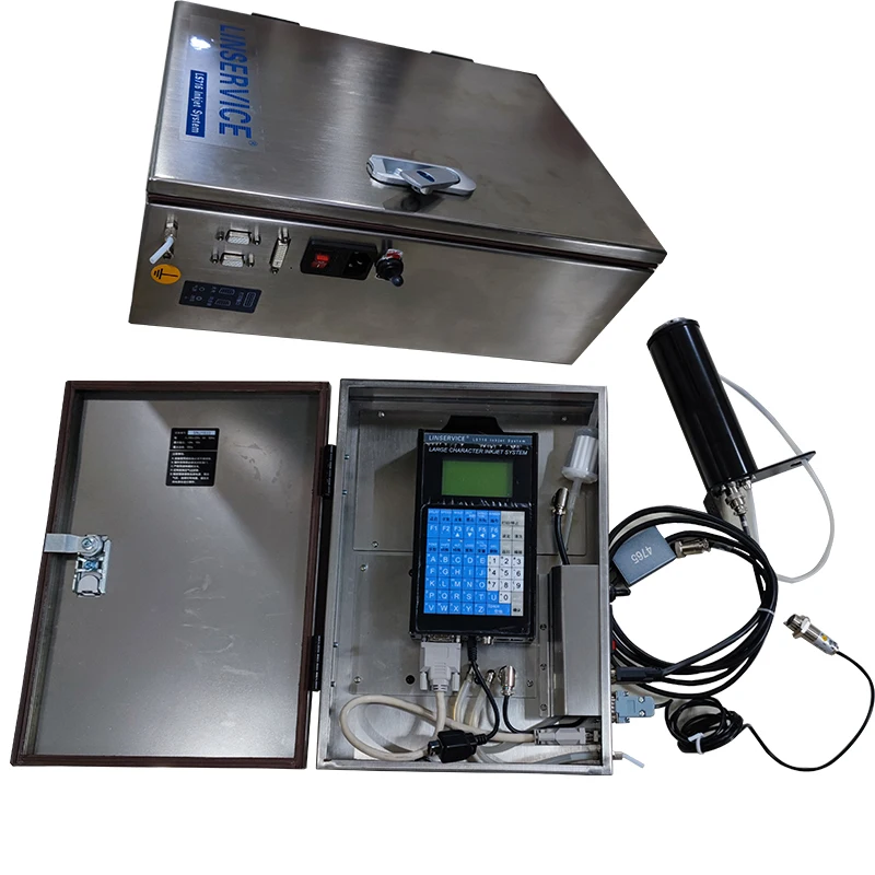 black white invisible ink 50mm height letter bar code big-character inkjet printer