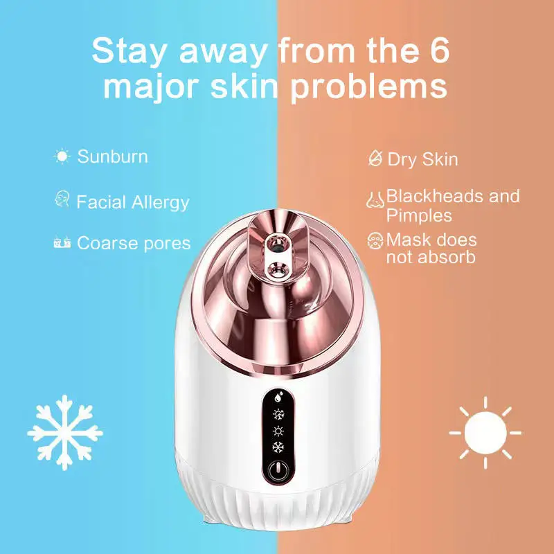 Professional Beauty Machine Facial Steamer with Hot mister Spray Ozone Electric Face sprayer for home use