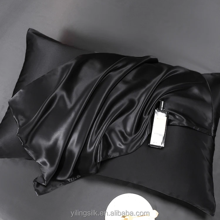 Top 30mm mulberry silk pillowcase best texture heavy silk pillowcase with zipper mulberrry silk pillowcase 30 momme 100% pure