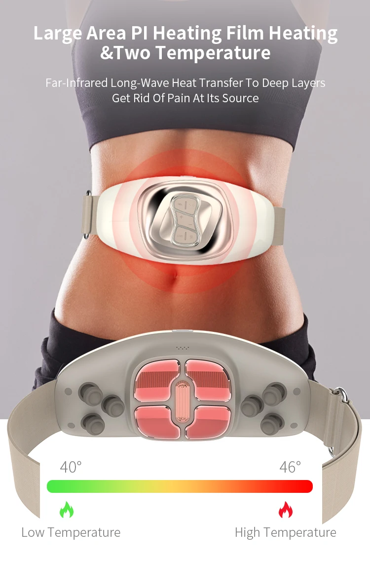 2024  New Fat Burning Abdominal Electric Rechargeable Belly  Machine Slimming Vibration Portable Belt Women Weight Loss Machine