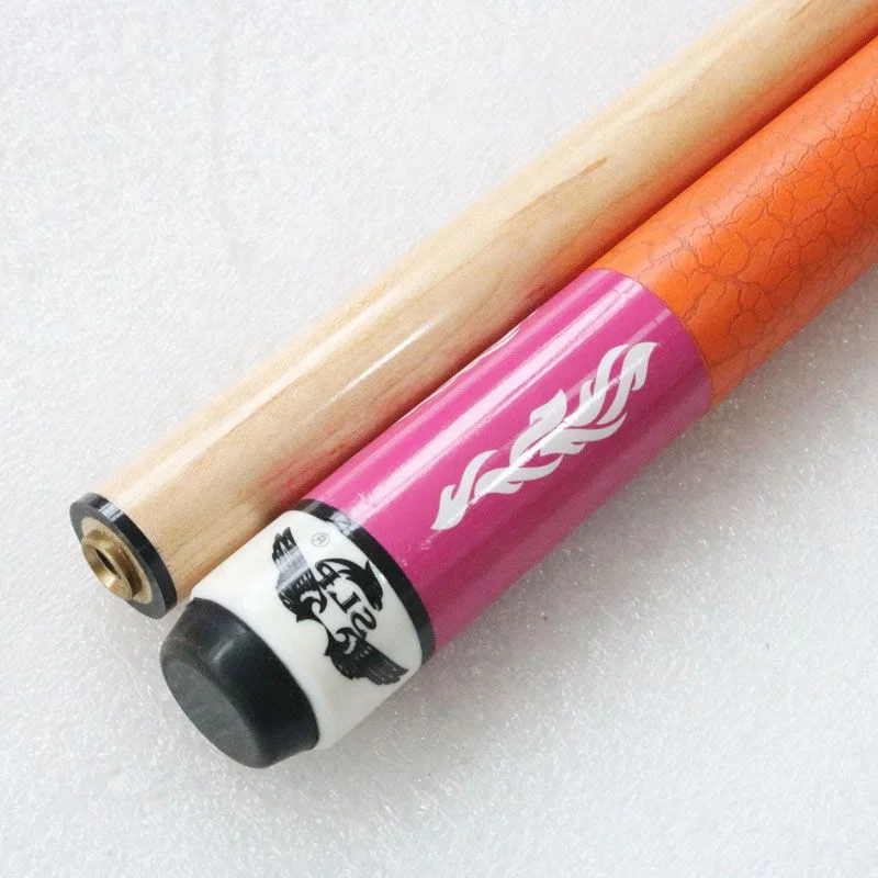 Economic 1/2 jointed maple shaft billiard cue pool cue stick with 13mm tip