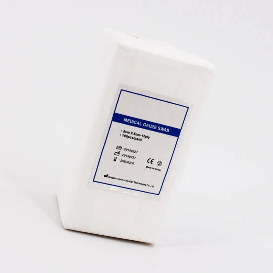 Medical Dressing Folded Edge Non-Sterile Gauze Swab Detectable Sterile Gauze Swab																			White Sterile Gauze Swabs