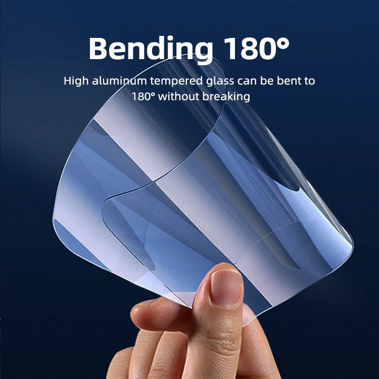 Free sample PMMA tempered glass screen protector installation kit for iphone 13 14 pro max tempered glass screen protector