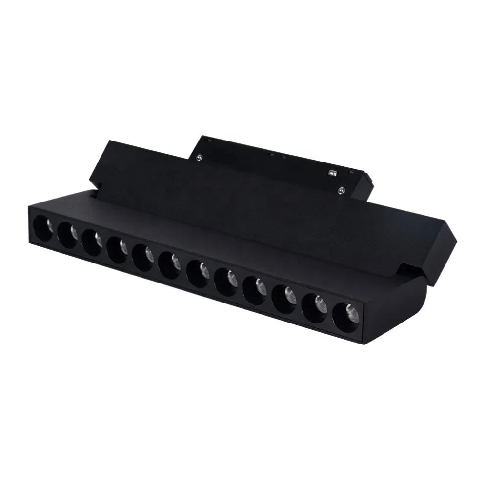 Modern Aluminum Surface Black White Dimmable Linear Track Light Home Led Grille Lights