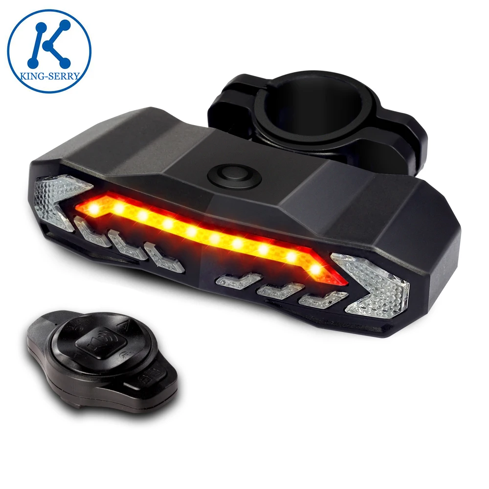 Wholesale Hot Style 113DB loud Waterproof IP65 bicycle tail light alarm bike led light remote alarm for e-bike