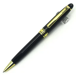 Quality Low Moq Luxury Mont Blank Pen With Logo Black Metal Customized Pen For Hotel