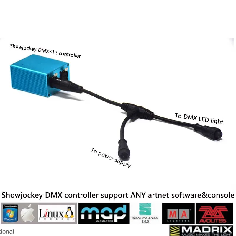 Professional Stage Equipment 2port Mini Pearl 1024 Channel controller DMX512 dimming stage dj lighting LED dimmer