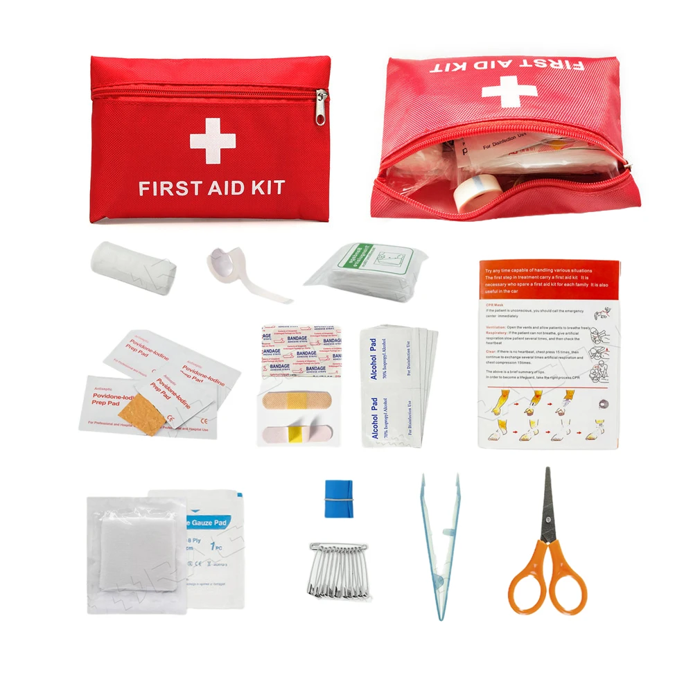 Custom medical equipment mini ce iso certified individual first aid kit for sport sale