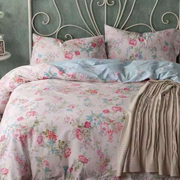  Modern cheap print butterfly bedsheet 100% polyester bed sheets set