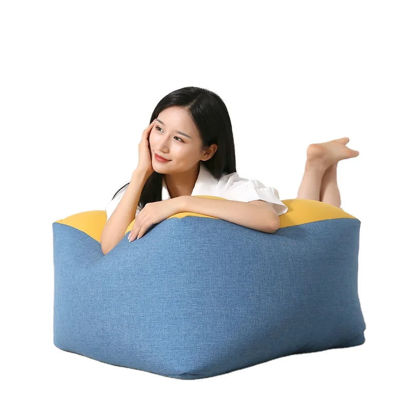 Wholesale Relax Square beanbag Lazy Sofa Living Room Sofa Chairs  For Adults Bean Bag Sofa Chair