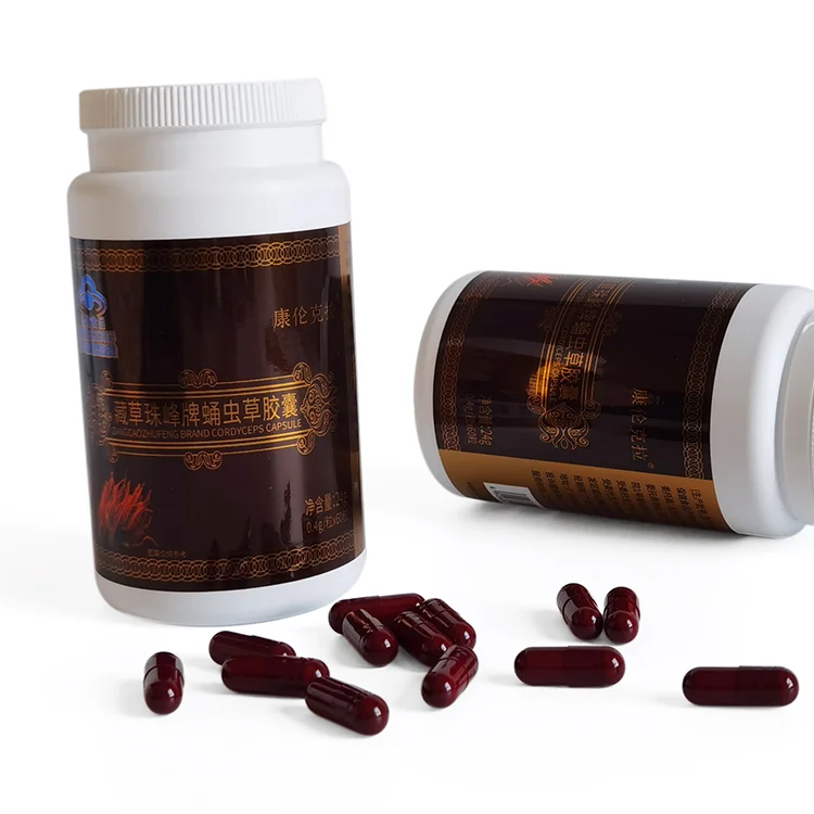 Bestselling Product Sports Nutrition Supplement Herbal Cordyceps Pills 60 Pills Health Supplement Halal