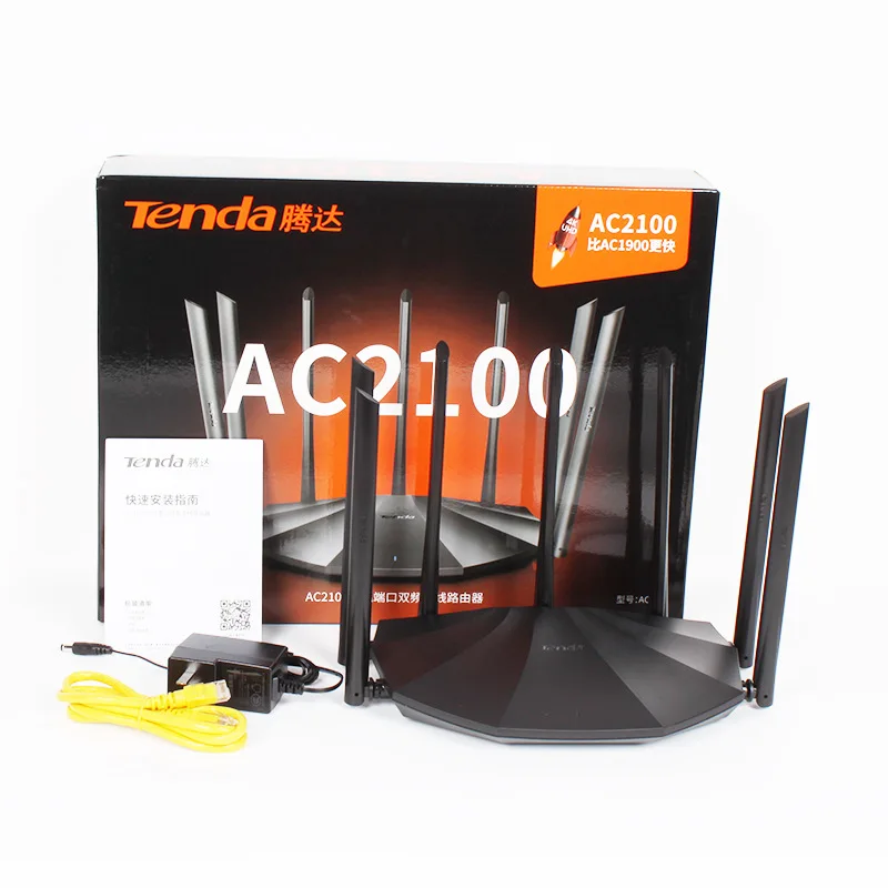 AC2100 Gigabit Port Router Dual Band Wireless Router Tenda AC23