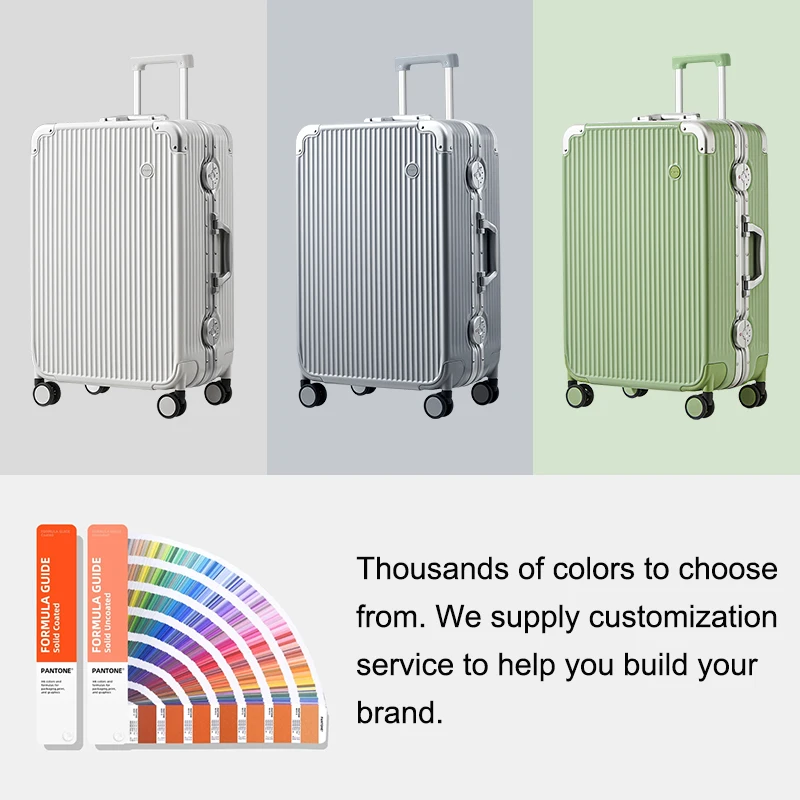 Дорожные сумки Mixi OEM деловые чемоданы на колесиках с алюминиевой рамой для ноутбука умные maletas PC