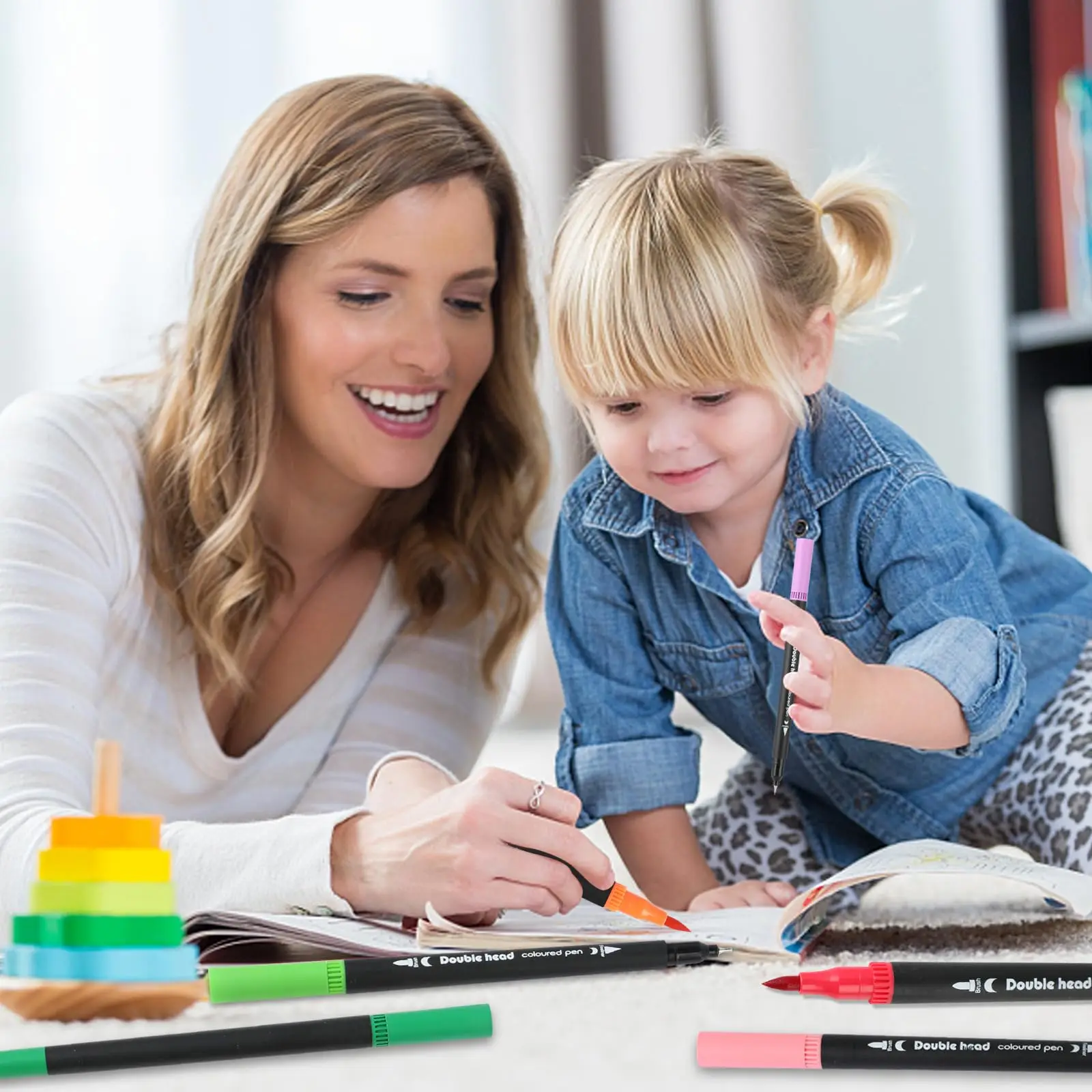 Marcadores Doble Punta Dual Tip Brush Markers 60 120 Colors Drawing Water Art Markers School Supplies Watercolor Marker Pen