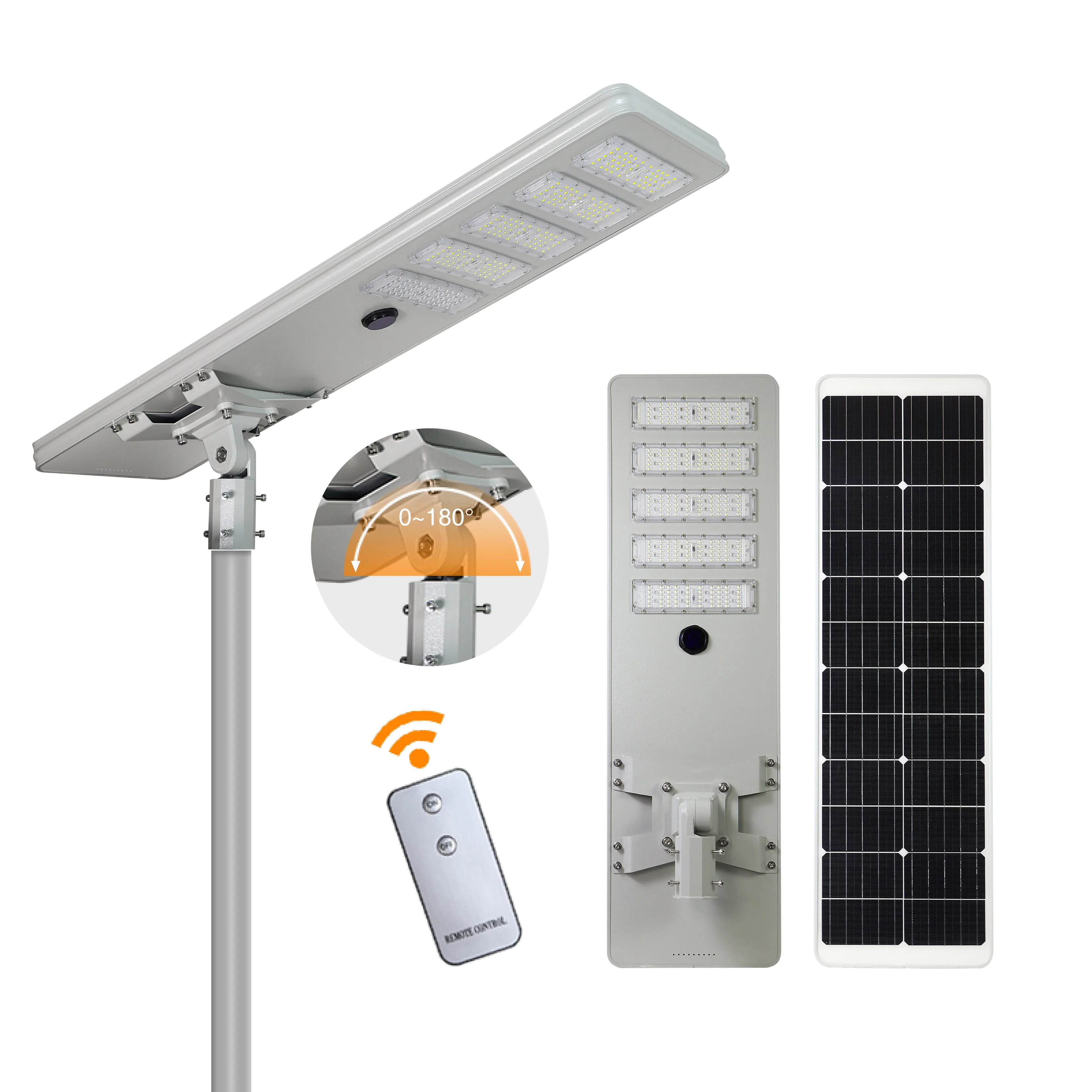 BOYI Ip66 Outdoor Waterproof Road Streetlight Smd 300w 400w 500w  Integrated All in One Led Solar Street Light