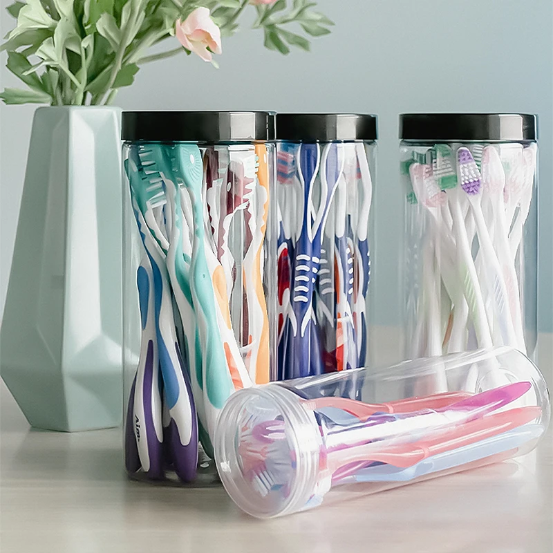Wholesale Silicone Nano Toothbrush 10/20 Buckets Dust Sleeve Adult Household Soft Toothbrush