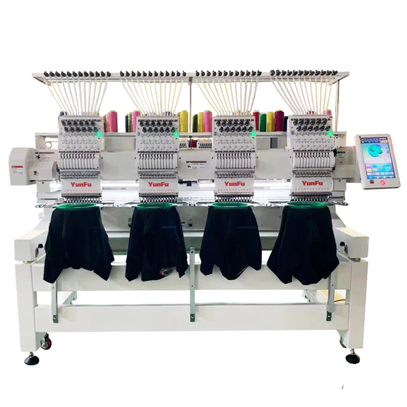 Factory supply custom embroidery sewing machines industrial 4 6 8 12  heads embroidery machine