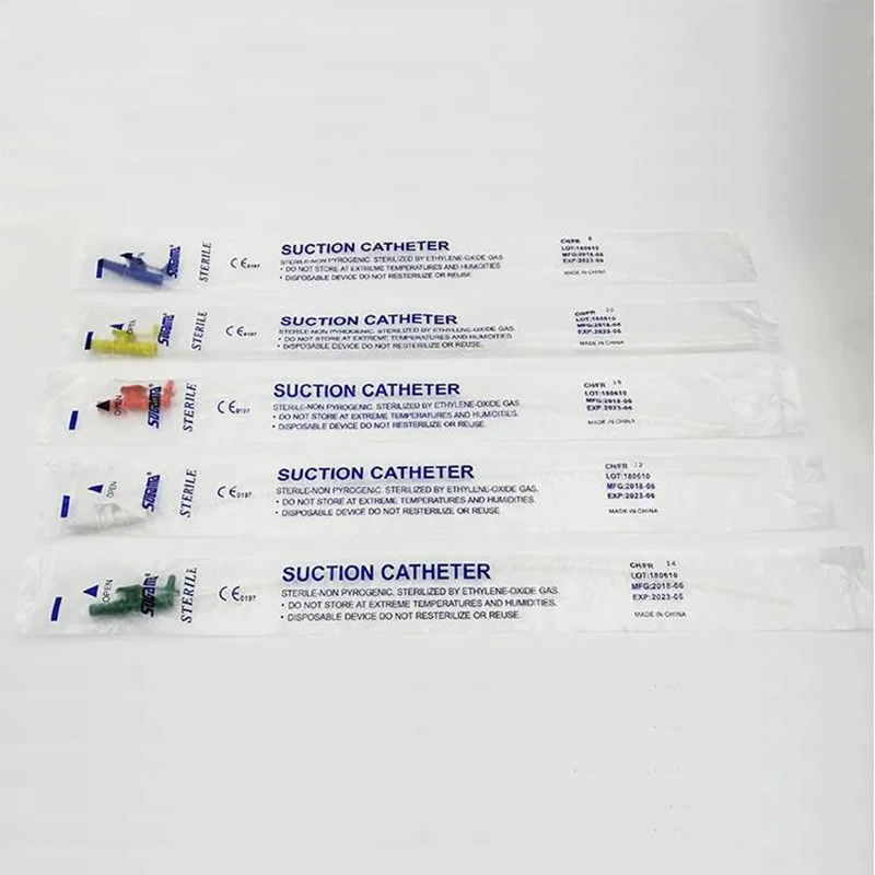 Factory Price Power Flower Medical Suction Catheter Size for Adults