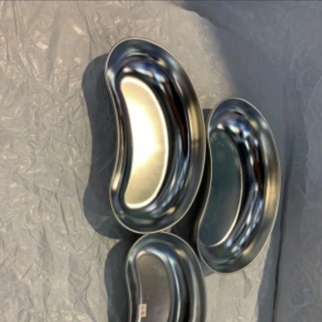 high quality hot sale surgical basis Medium deep type big model 304 stainless steel Kidney dish with cheap price for hospital