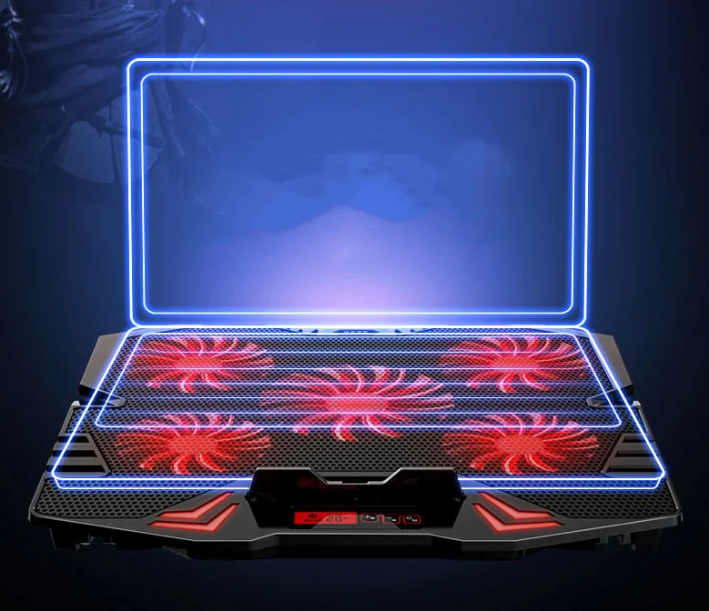 Factory New arrival folding Supply Laptop Cooling Pad USB Heat Dissipation Notebook Stand Cooler