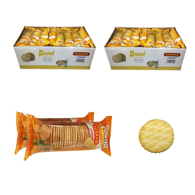 
 Оптовая продажа, соленая упаковка 26 г, кунжутный хрустящий тонкий печенье от производителя  