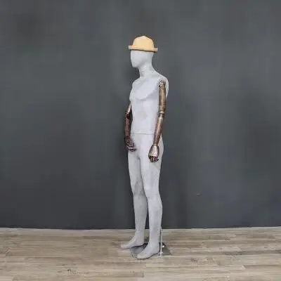 Full body deer velvet cloth mannequin men and women clothing store window display props activity hand