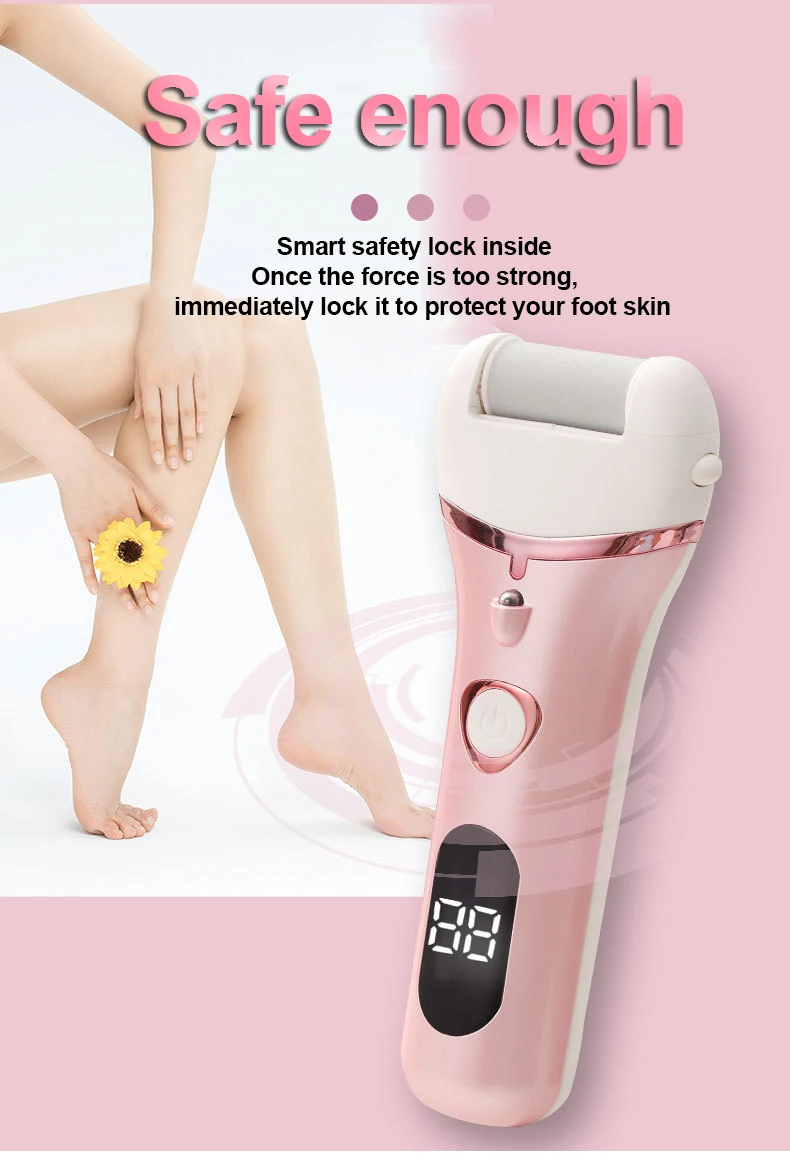 Factory wholesale electric foot scraper electric foot callus remover electric foot file